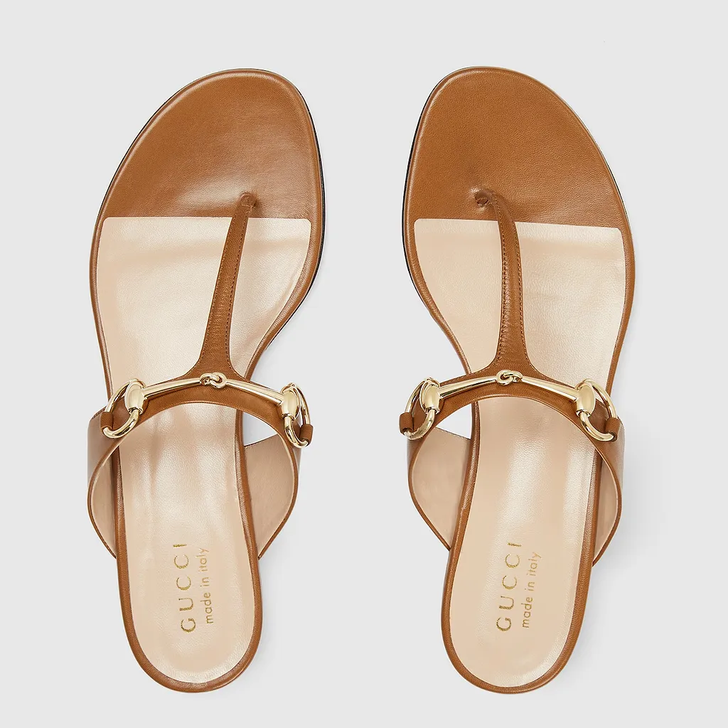 Thong Sandal With Horsebit