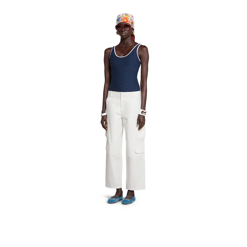 Light Cotton Canvas Cargo Pants