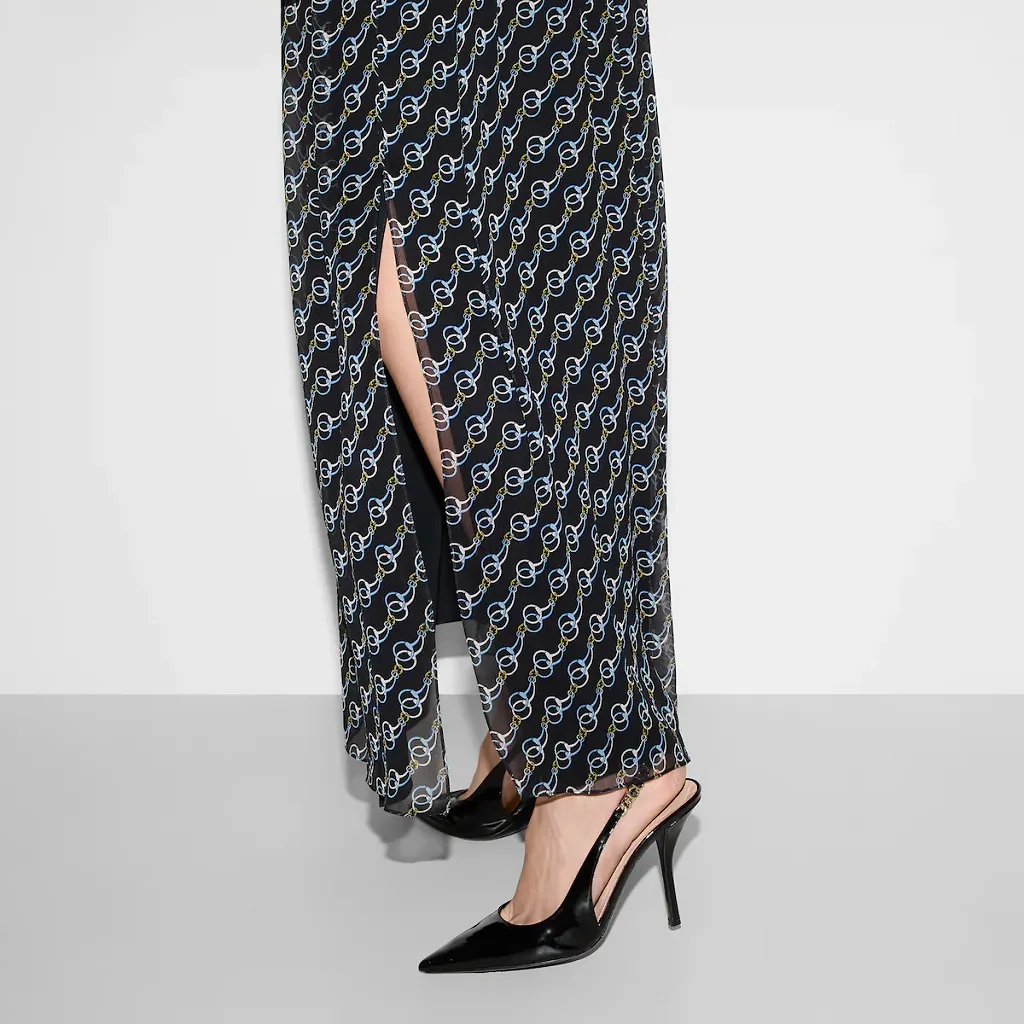 Printed Silk Skirt