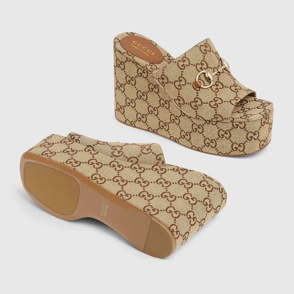 Wedge Sandal With Horsebit