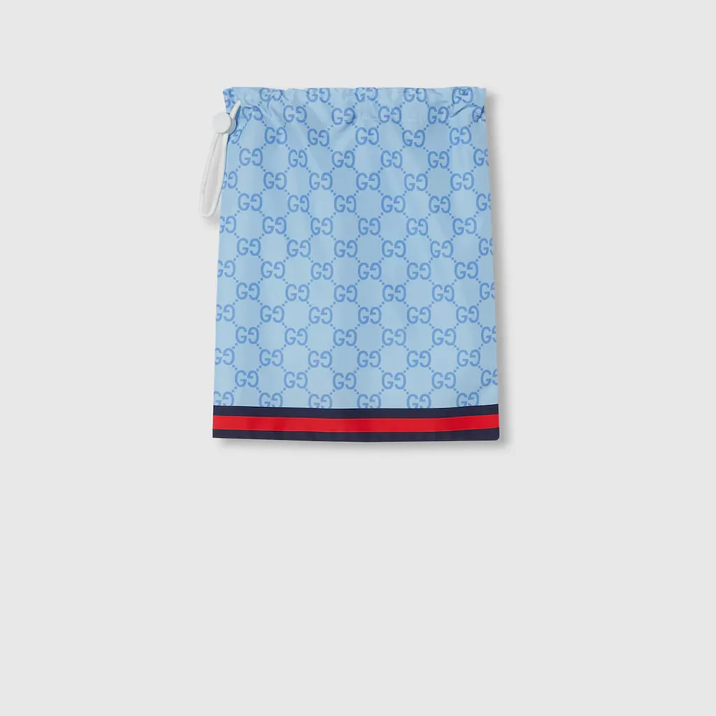 Printed Poplin Tech Swim Shorts