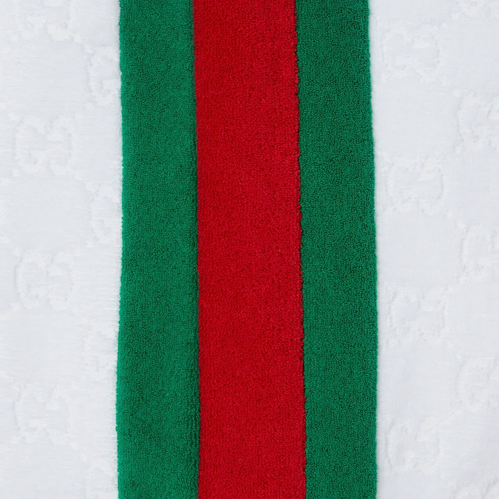 Gg Terry Cloth Short With Web
