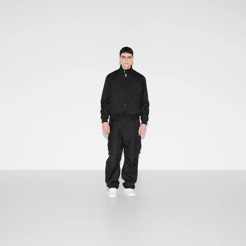Gg Cotton Ripstop Jacket