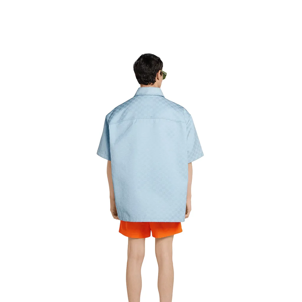 Oversize Gg Cotton Shirt