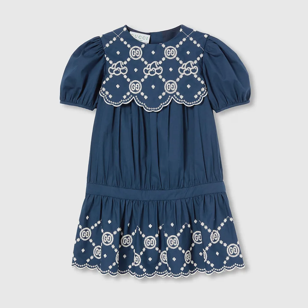 Children's Embroidered Cotton Dress