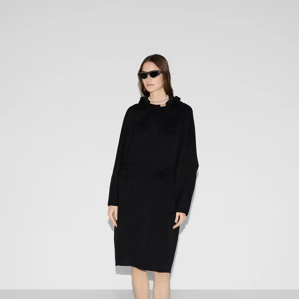 Embroidered Wool And Silk Coat