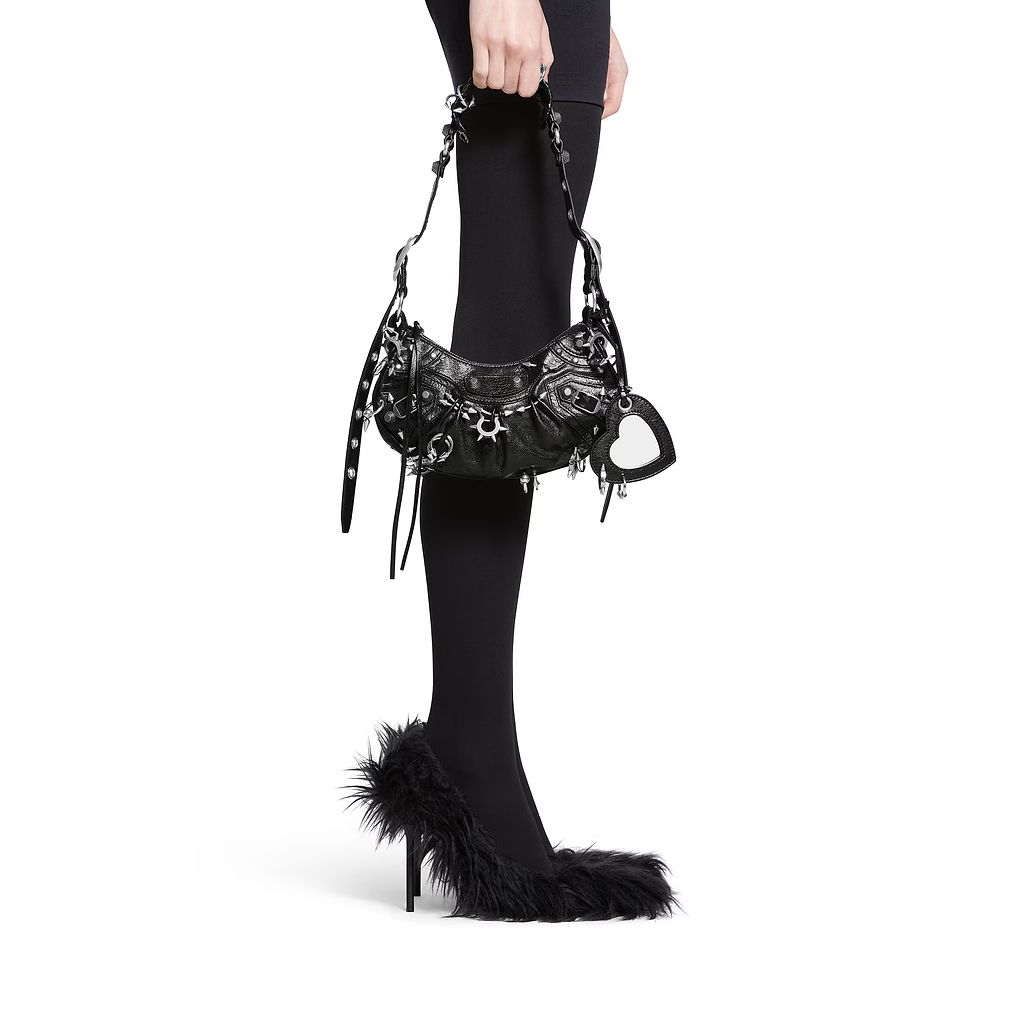 Le Cagole Xs Shoulder Bag With Spiked Piercings