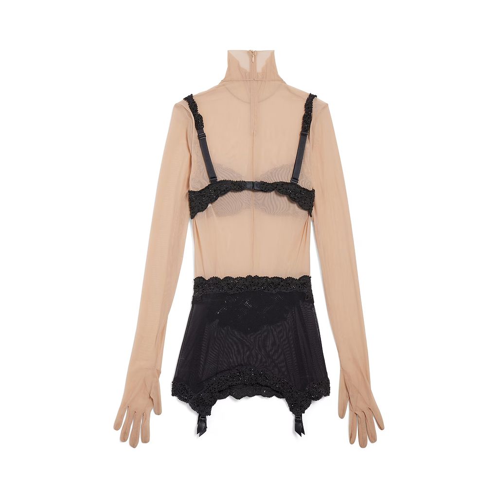 Trompe L'ŒIl Suspender Belt Dress