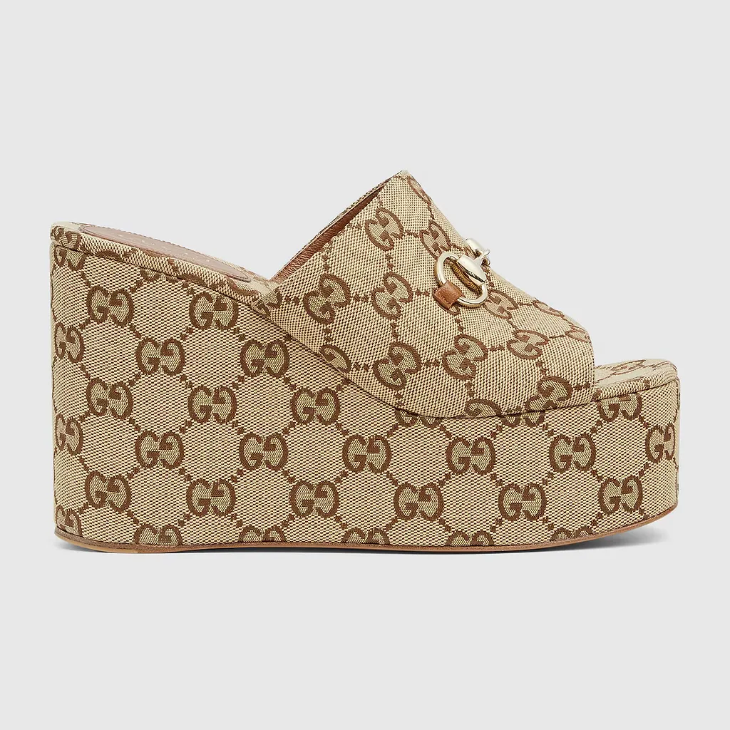 Wedge Sandal With Horsebit