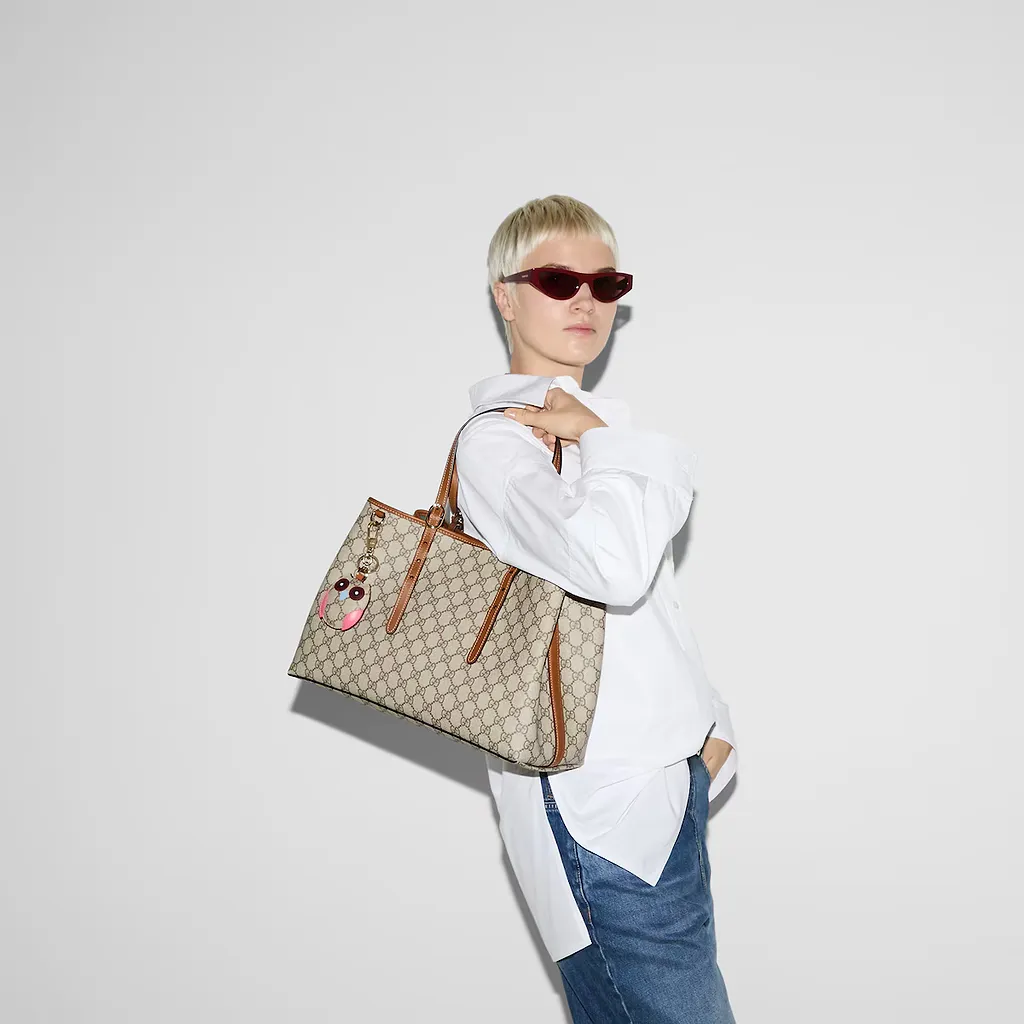 Gg Emblem Large Tote Bag