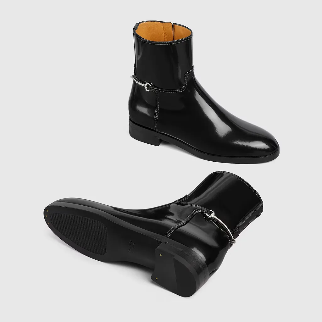 Slim Horsebit Ankle Boot