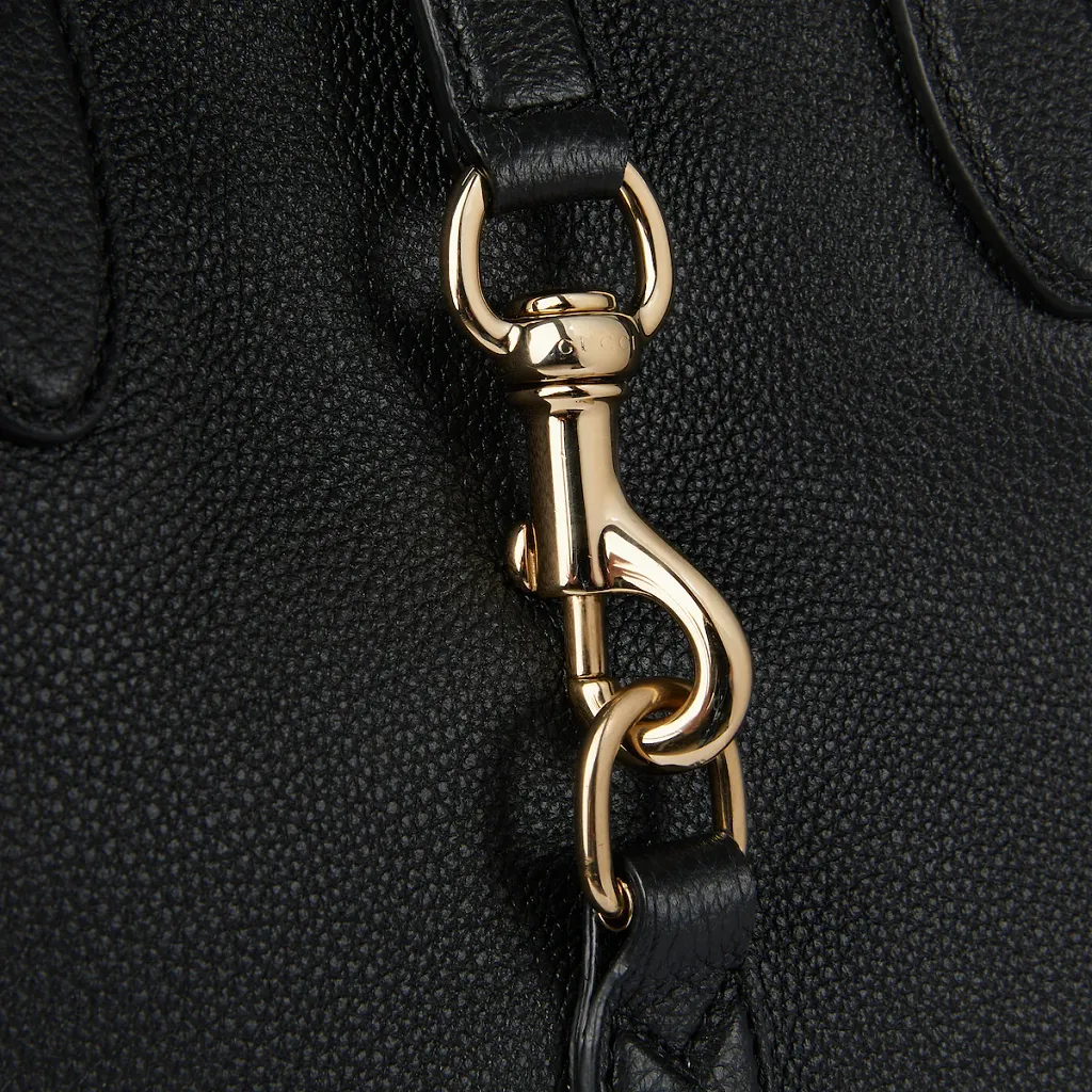 Medium Tote Bag With Hook Closure
