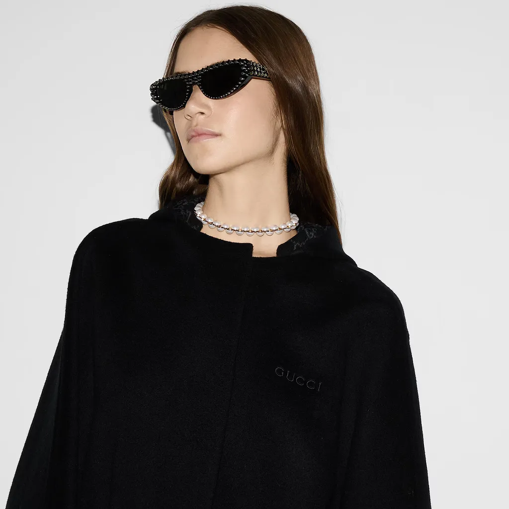 Embroidered Wool And Silk Coat