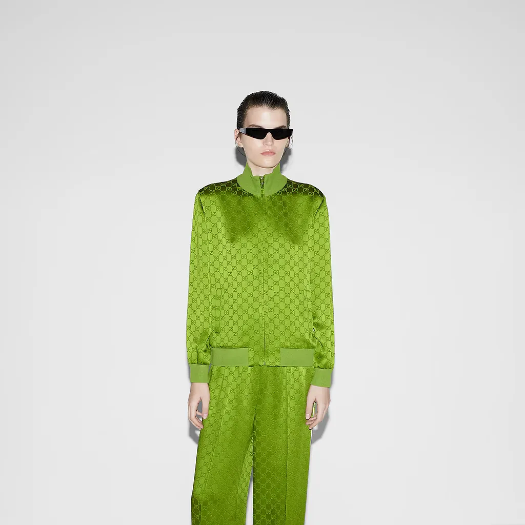 Gg Jacquard Zip Jacket