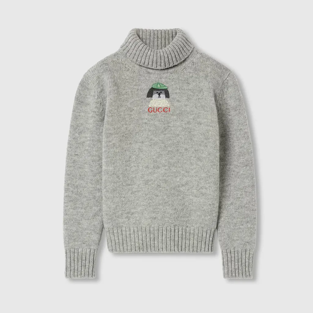 Children's Turtleneck Wool Top