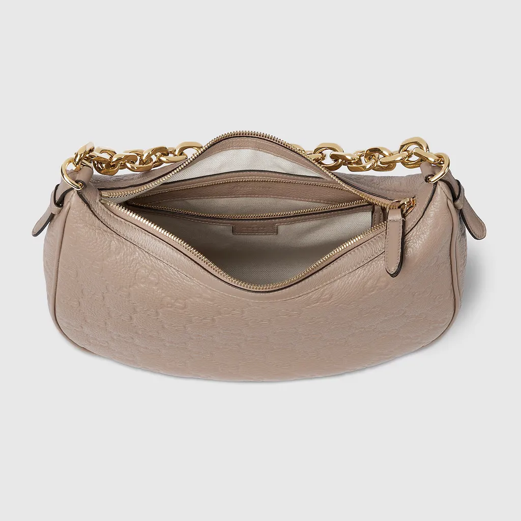 Gg Emblem Large Shoulder Bag