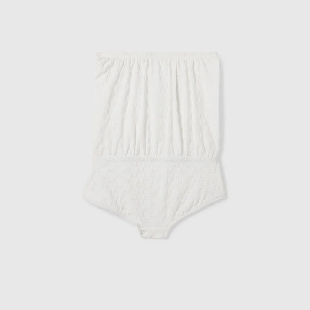 Gg Terrycloth Jersey Swimsuit