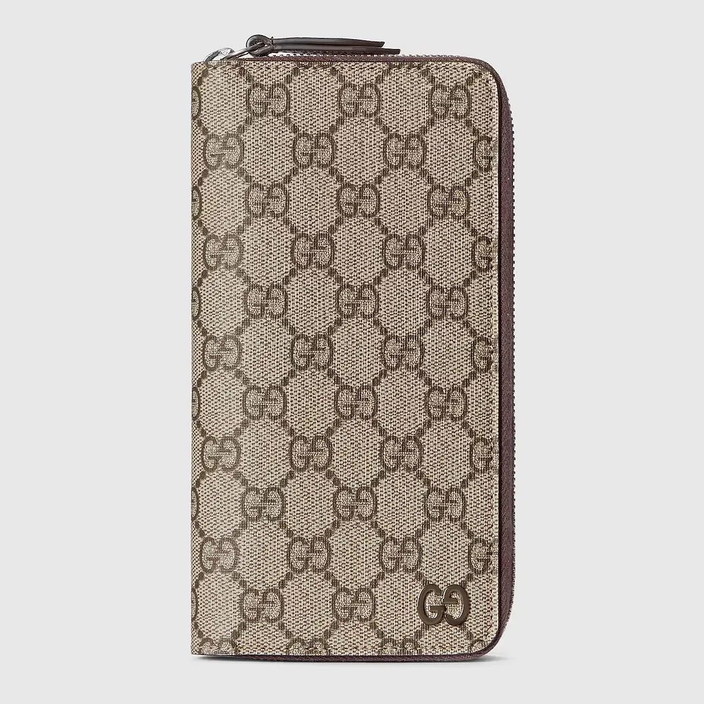 Bi-Colour Zip Around Wallet