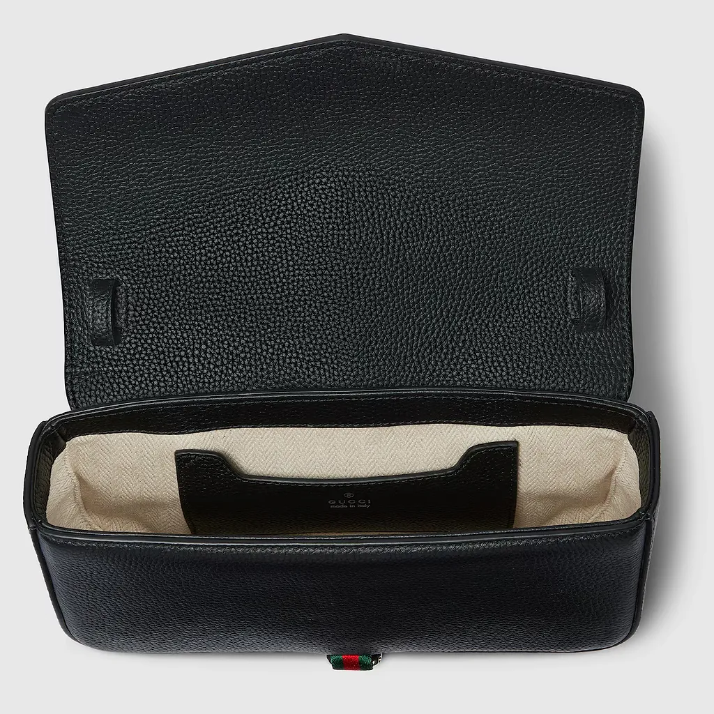Small Crossbody Bag With Hook Closure