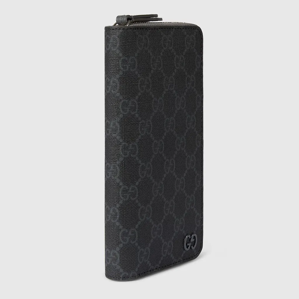 Bi-Colour Zip Around Wallet