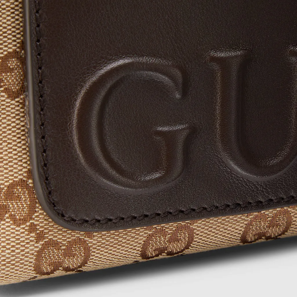 Gg Canvas Small Toiletry Case
