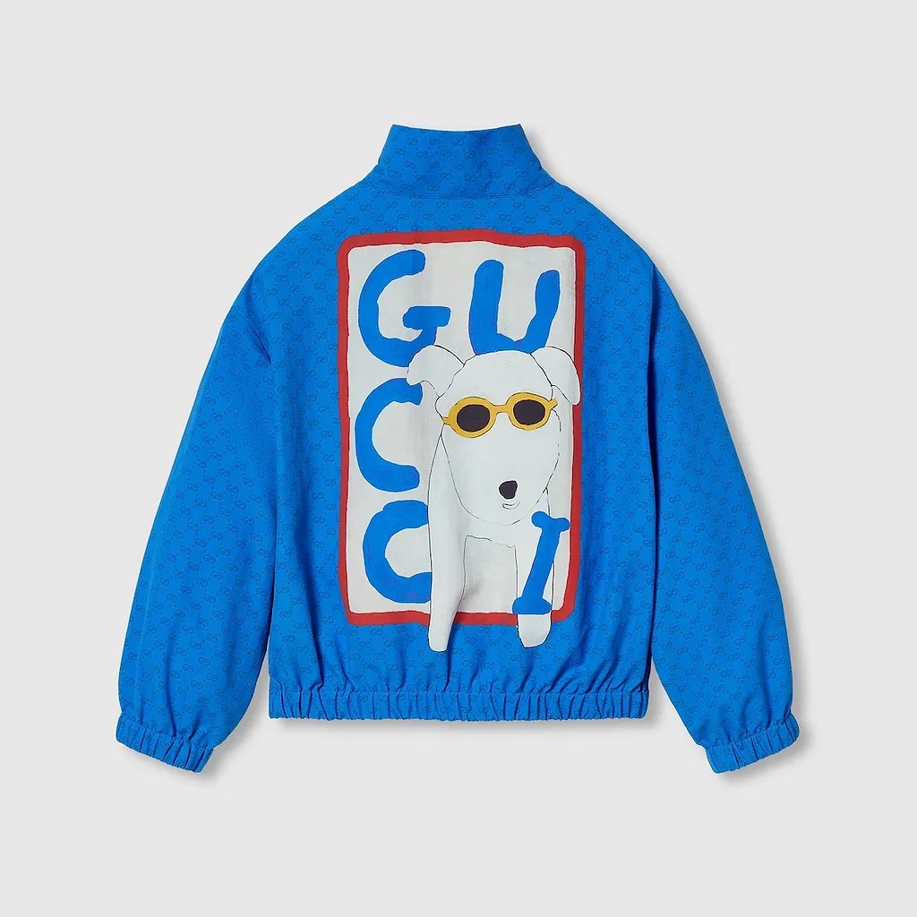 Children's Printed Nylon Zip Jacket