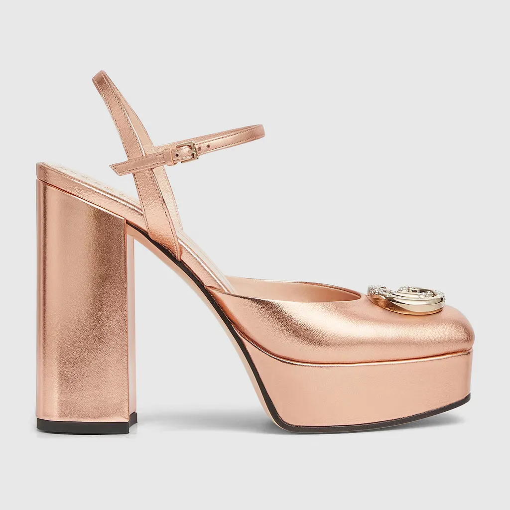 Platform Pump With Double G