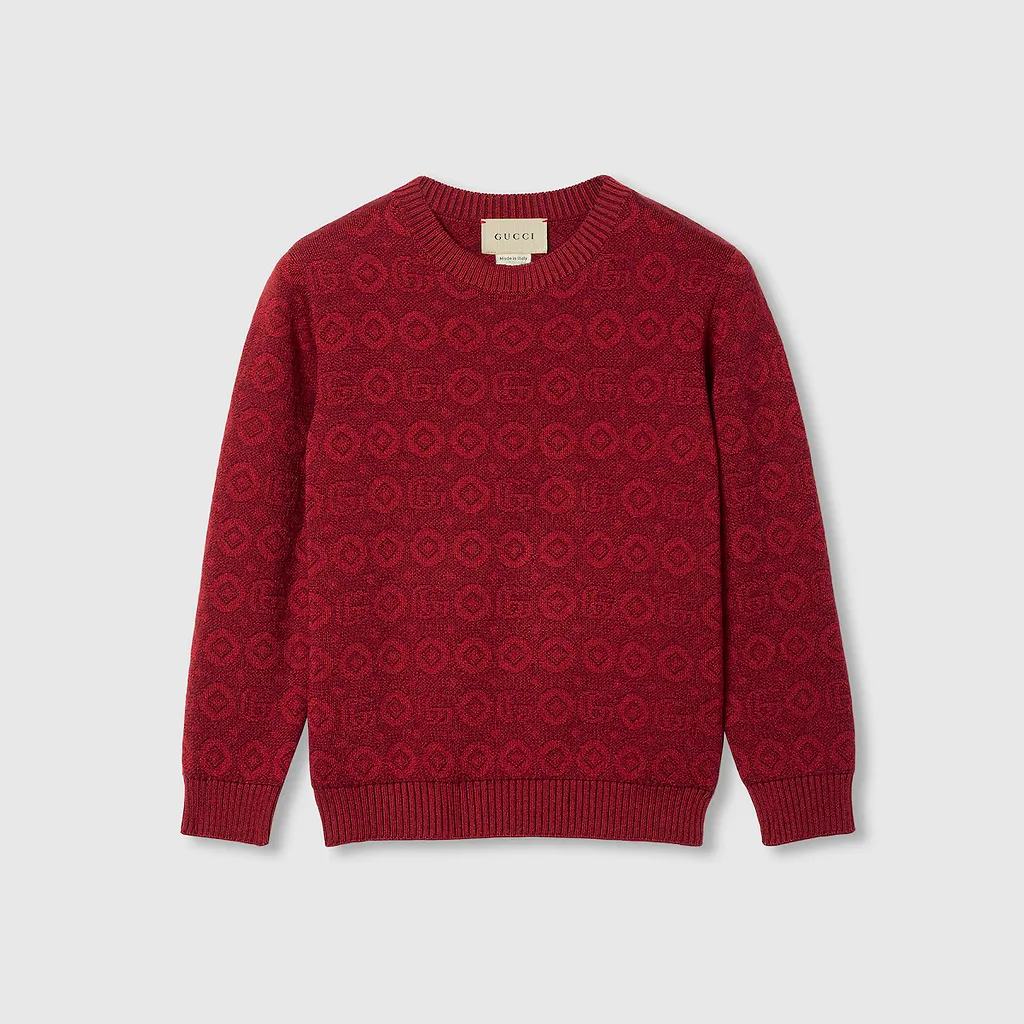 Children's Double G Wool Viscose Sweater