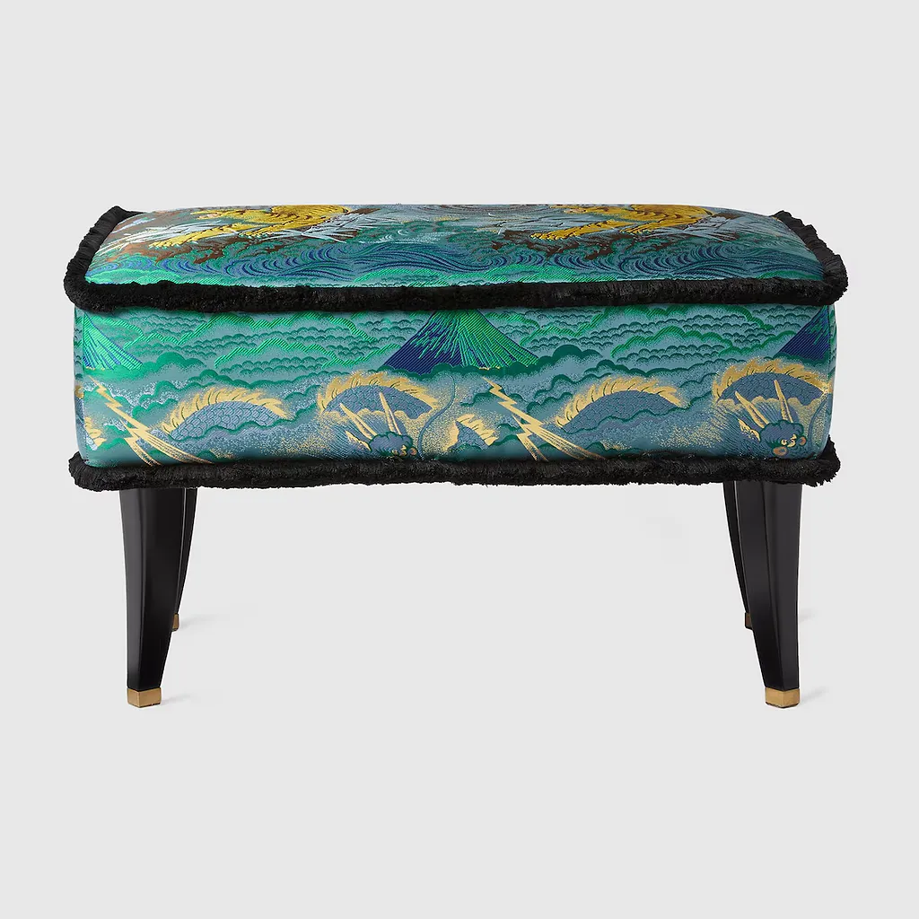 Tiger Jacquard Stool