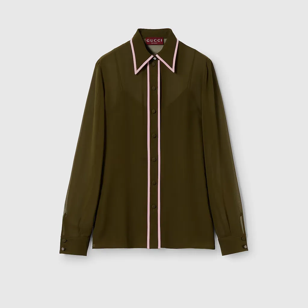 Light Silk Georgette Shirt