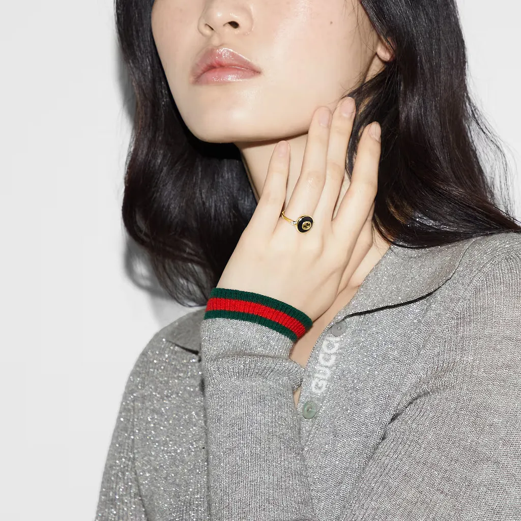 Gucci Interlocking 18K Ring