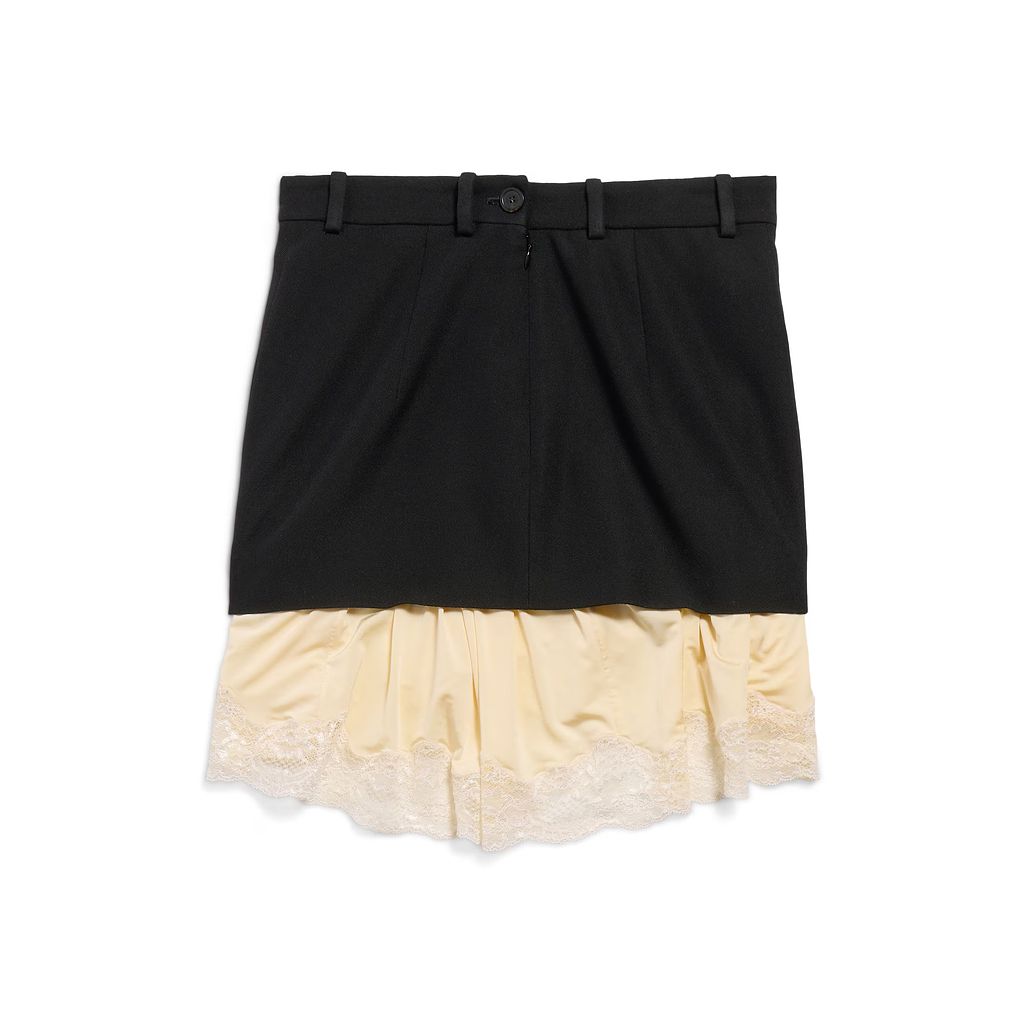 Lingerie Mini Tailored Skirt