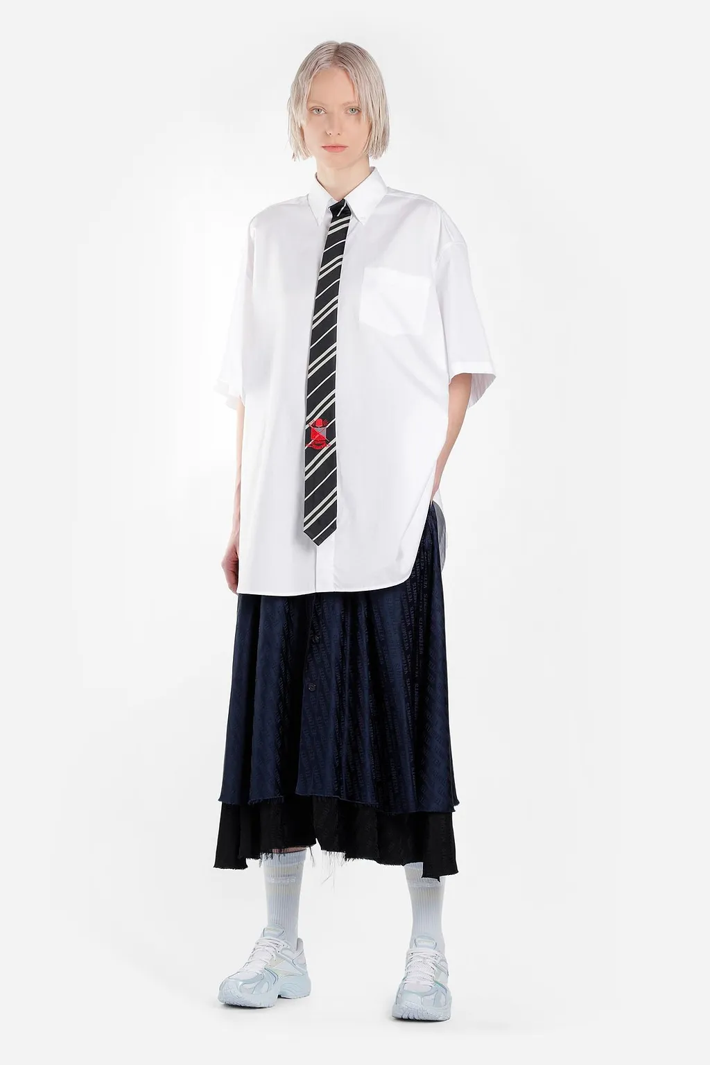 Short Sleeve Tie Shirt