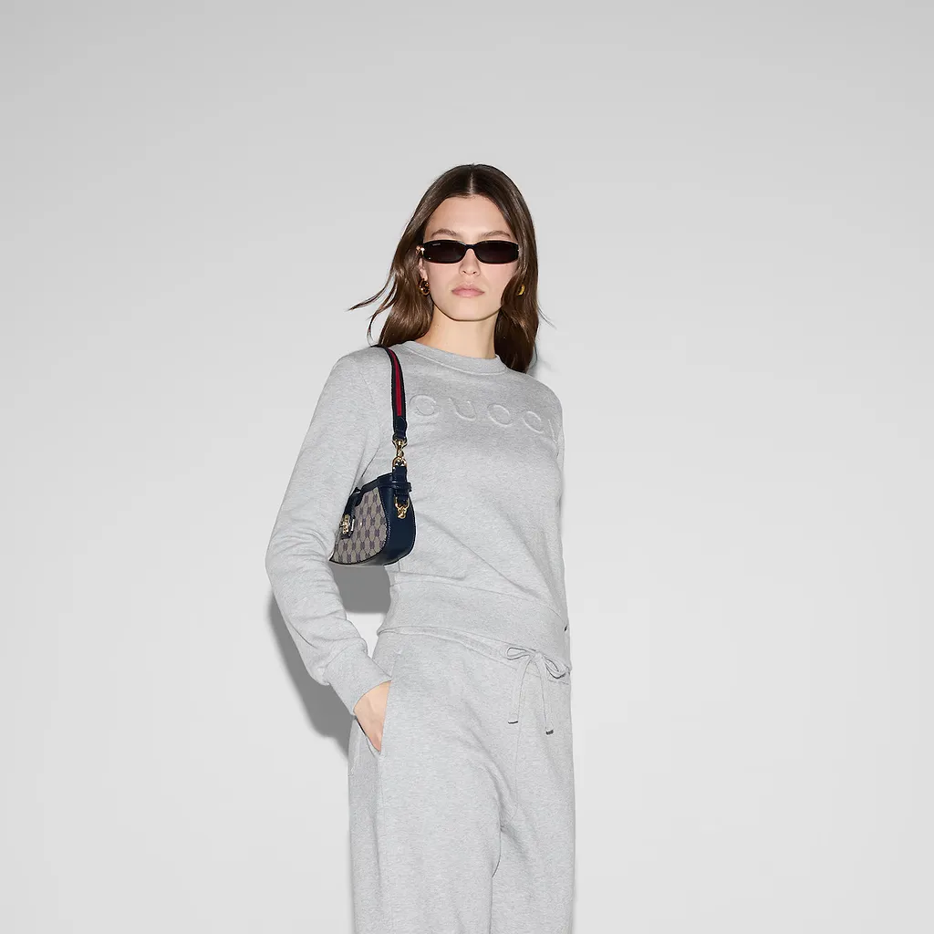 Cotton Jersey Embossed Sweatshirt