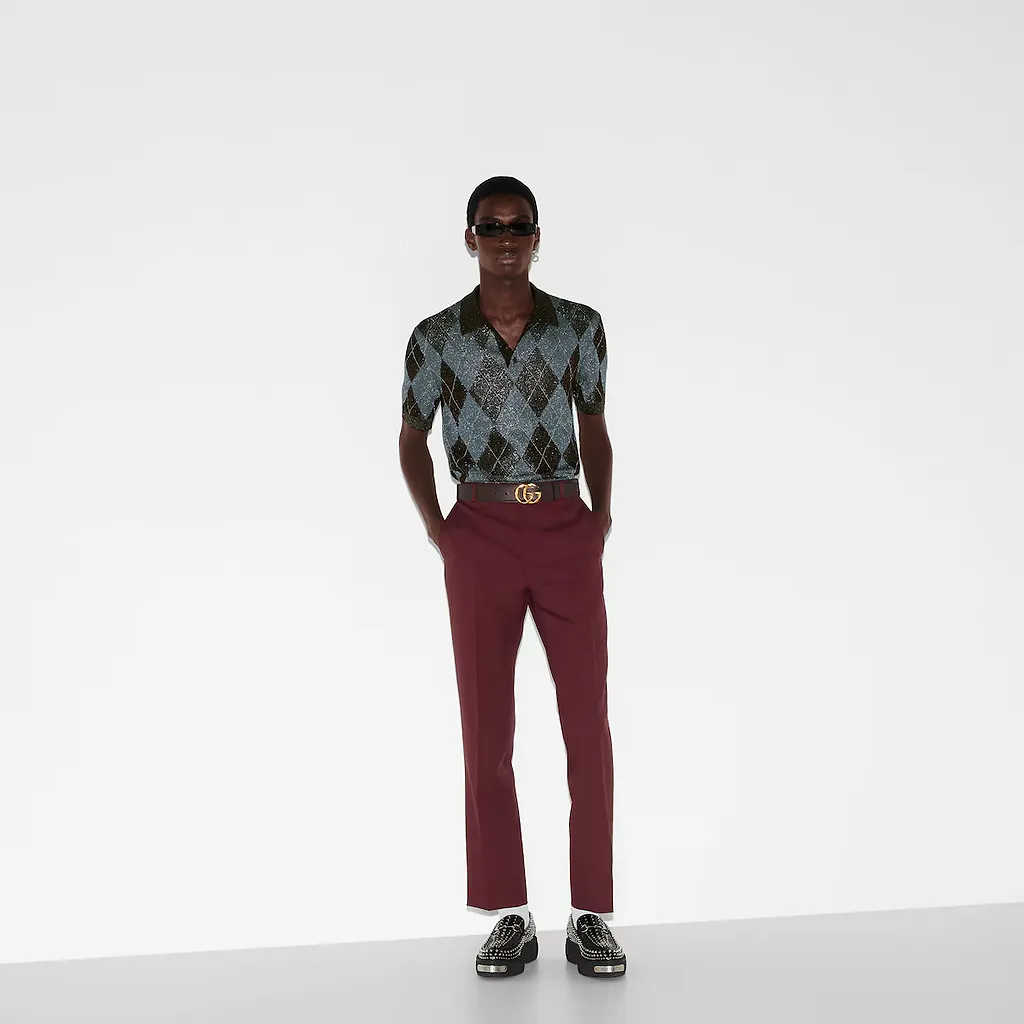 Embossed Polyester Drill Pant
