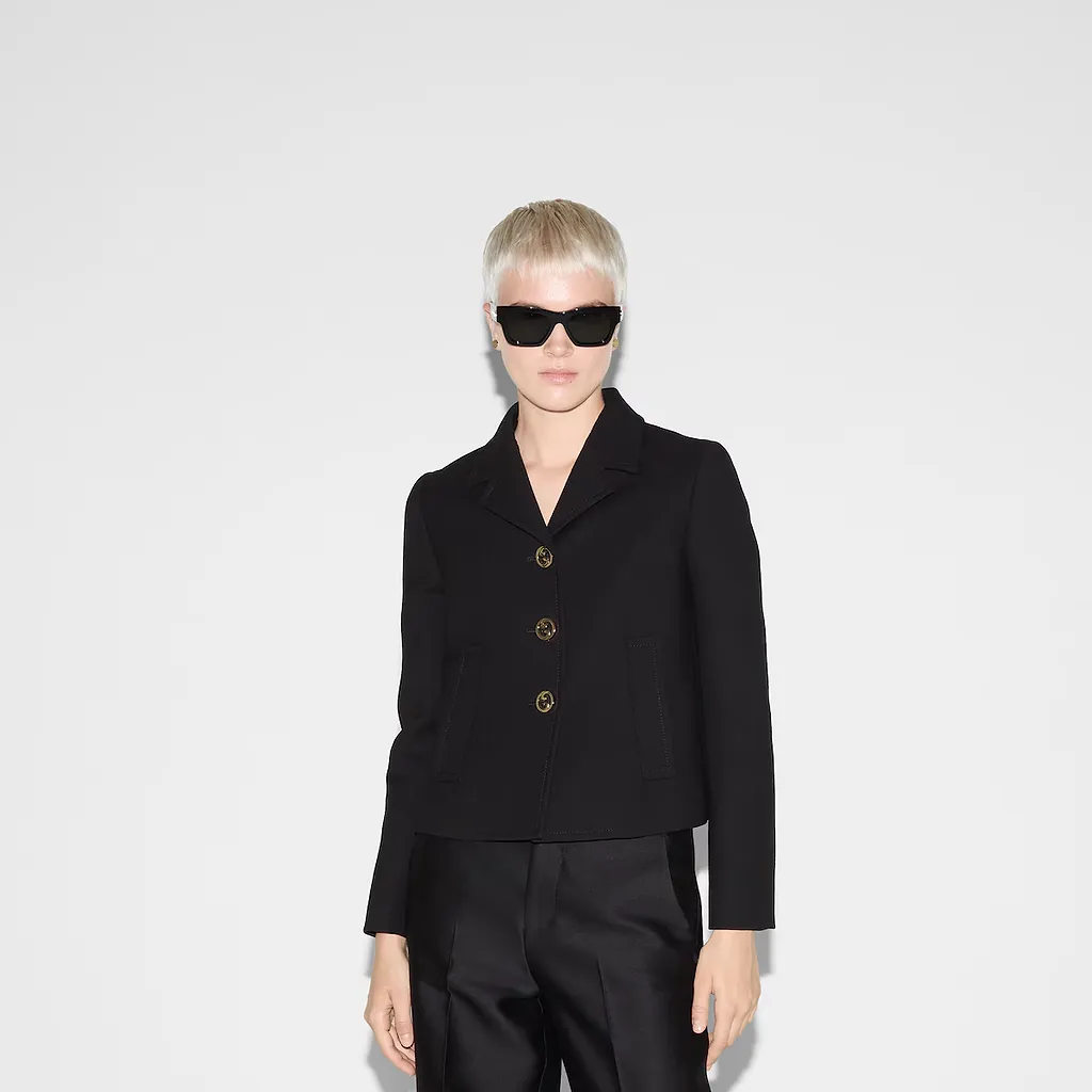 CrÊPe Wool Jacket