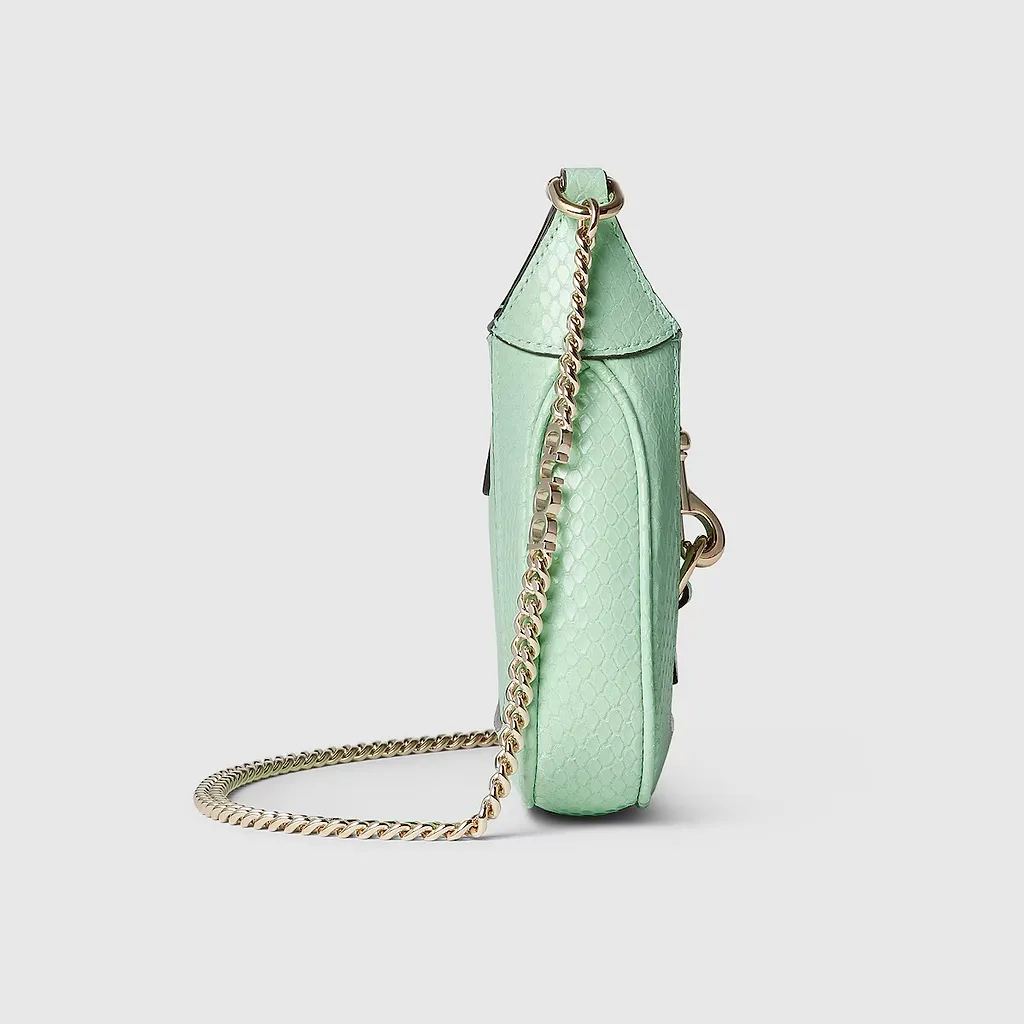 Gucci Jackie Notte Python Mini Bag