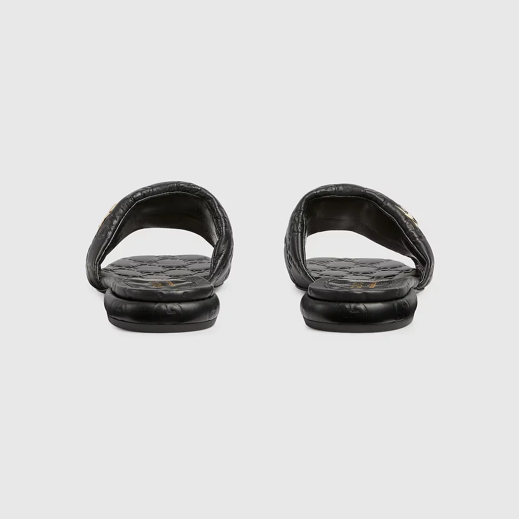 Slide Sandal With Double G