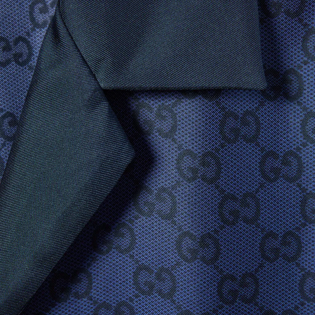 Printed Silk Twill Bowling Shirt