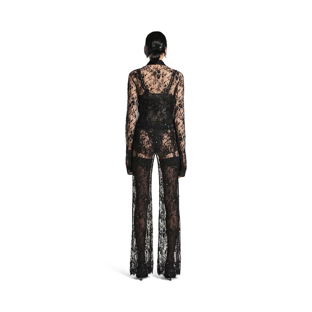 Embroidered Lace Pants