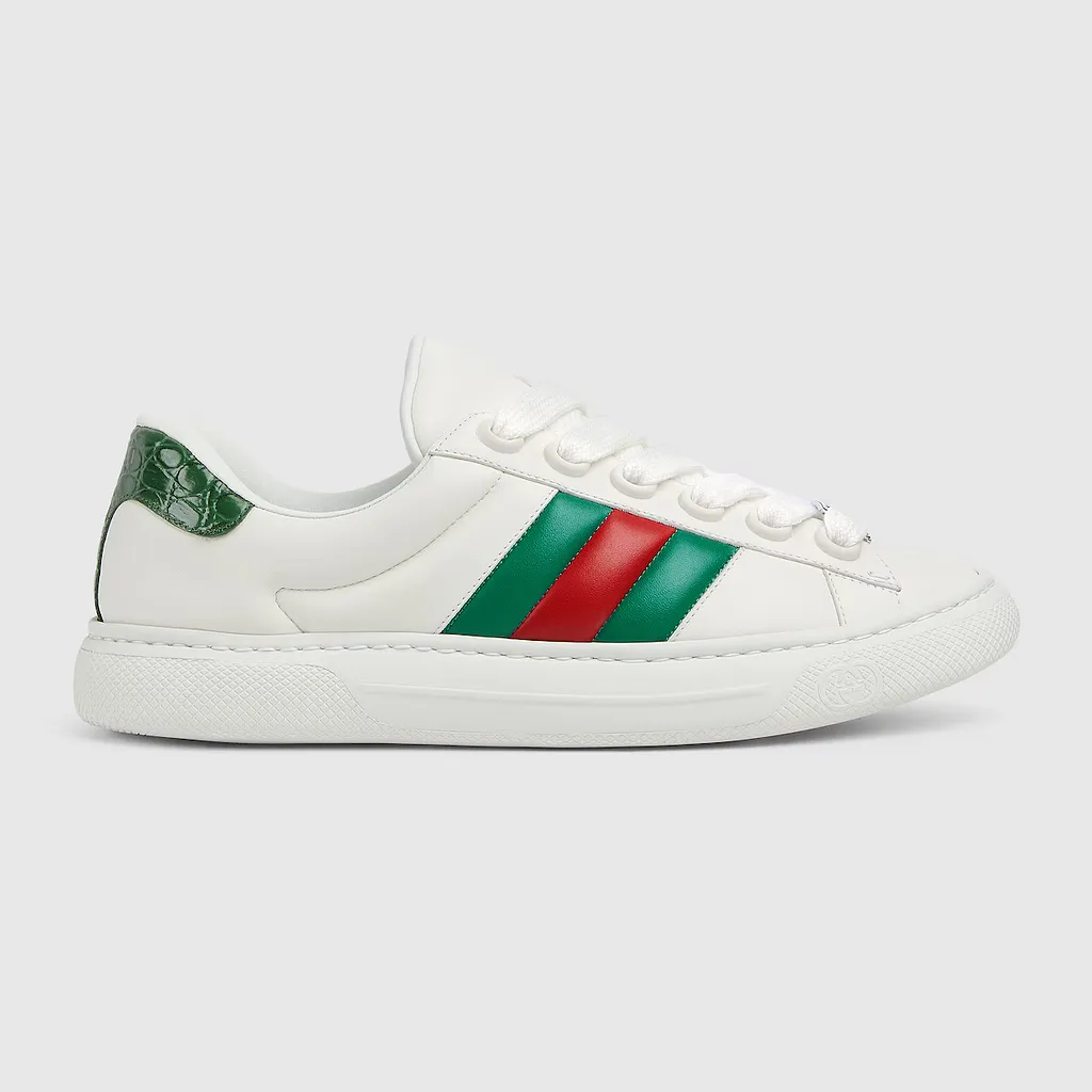 Gucci Ace Trainer With Web