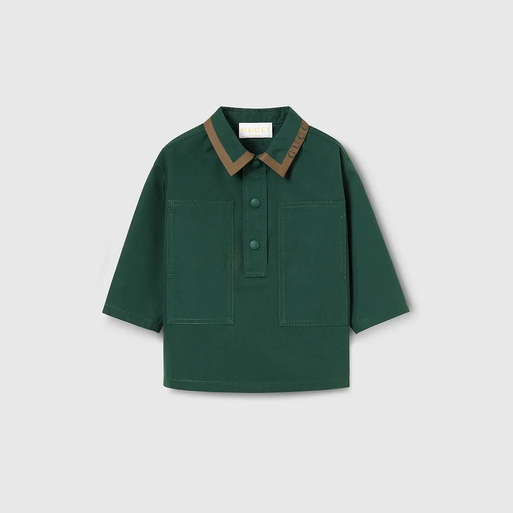Baby Cotton Poplin Overshirt