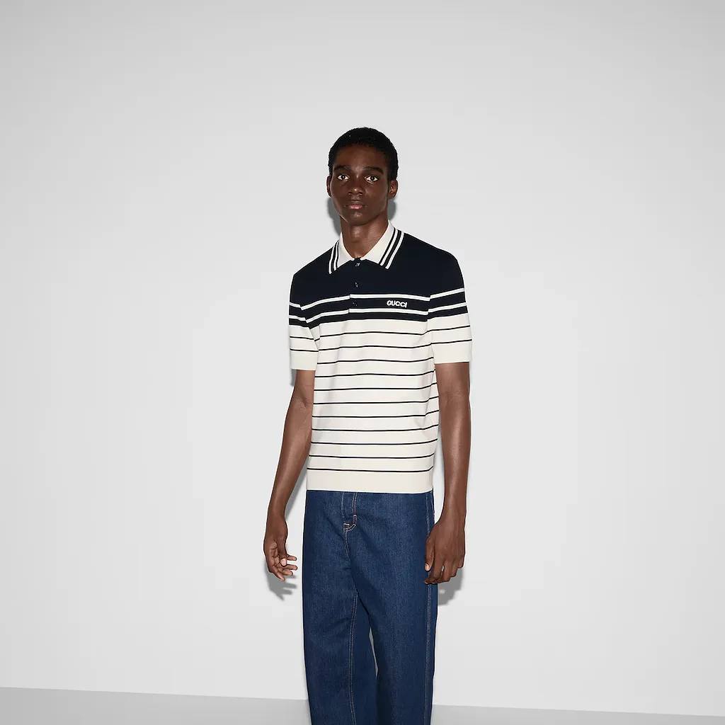 Cotton Polo Shirt With Embroidery