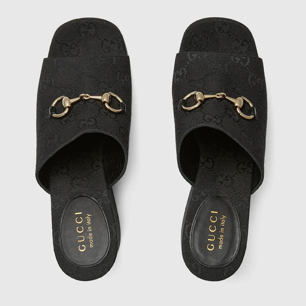 Wedge Sandal With Horsebit
