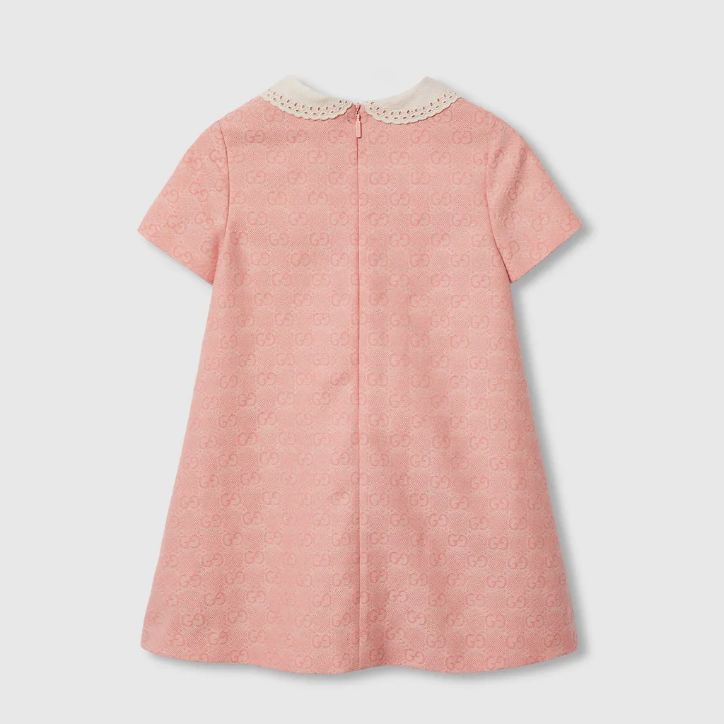 Children's Gg Wool Flannel Dress