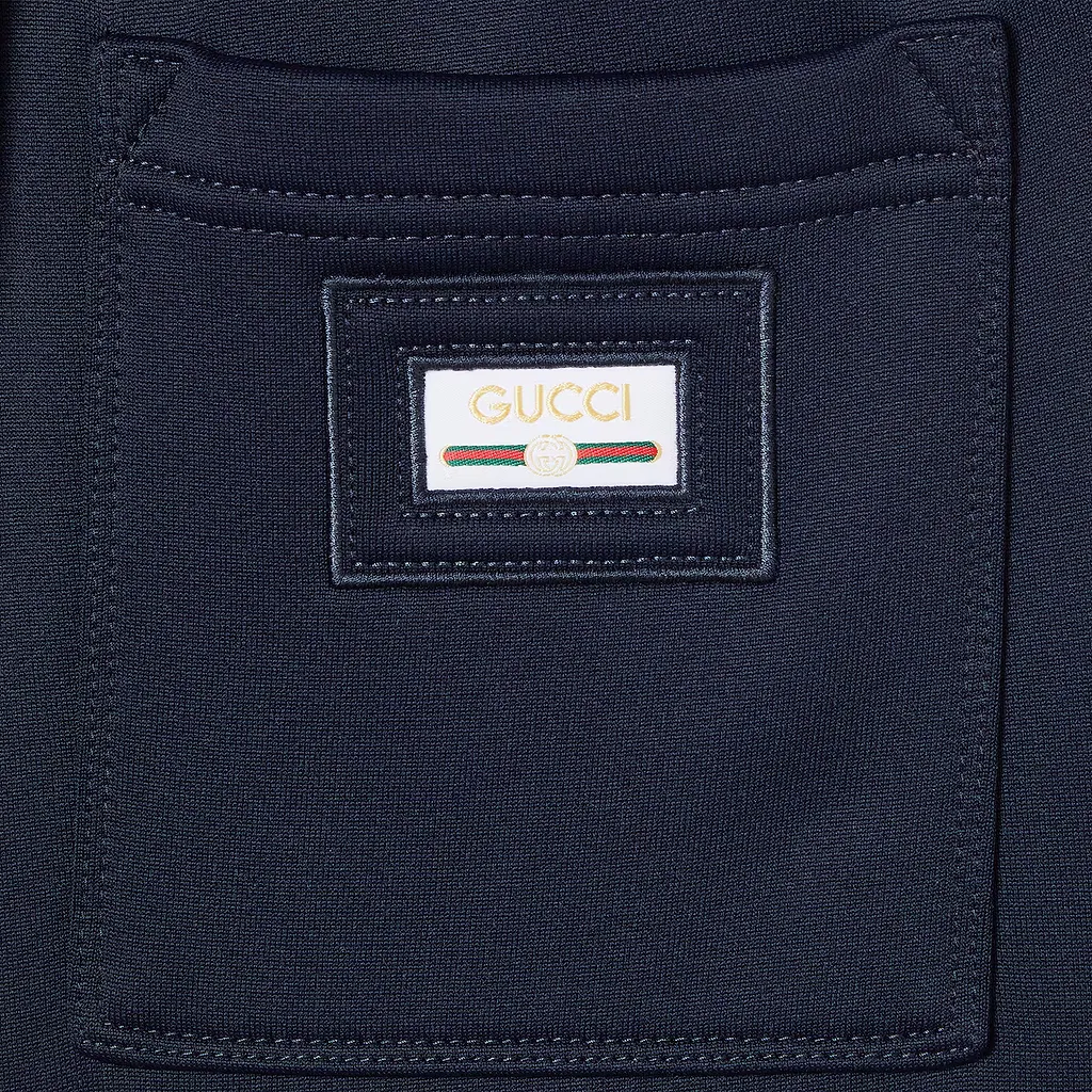 Wide Leg Nylon Jersey Trousers