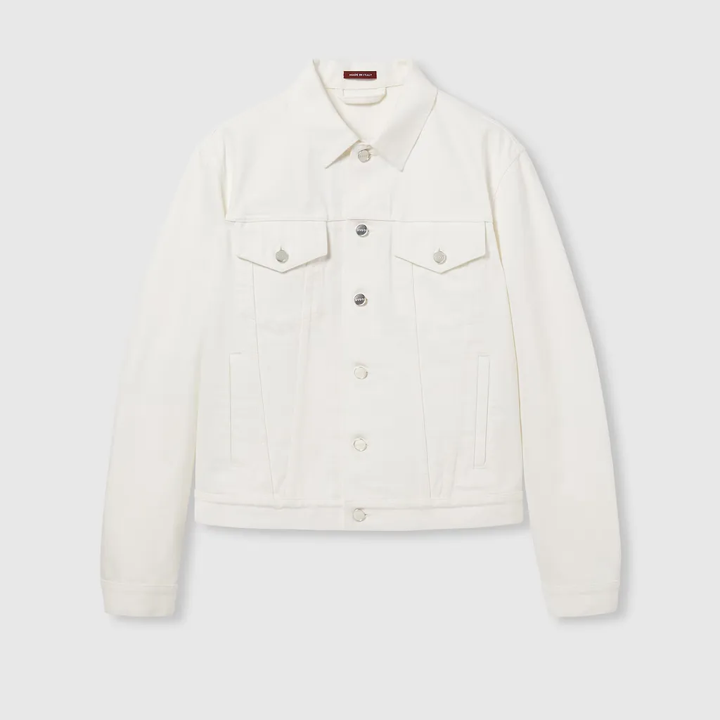 Denim Jacket With Gucci Selvedge