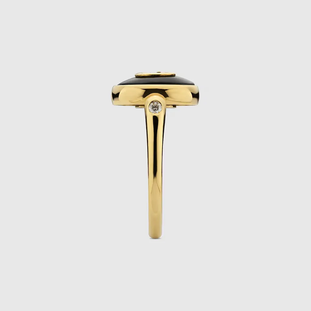 Gucci Interlocking 18K Ring