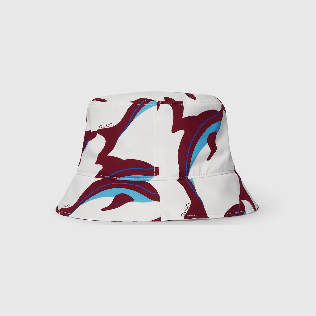 Printed Cotton Canvas Bucket Hat