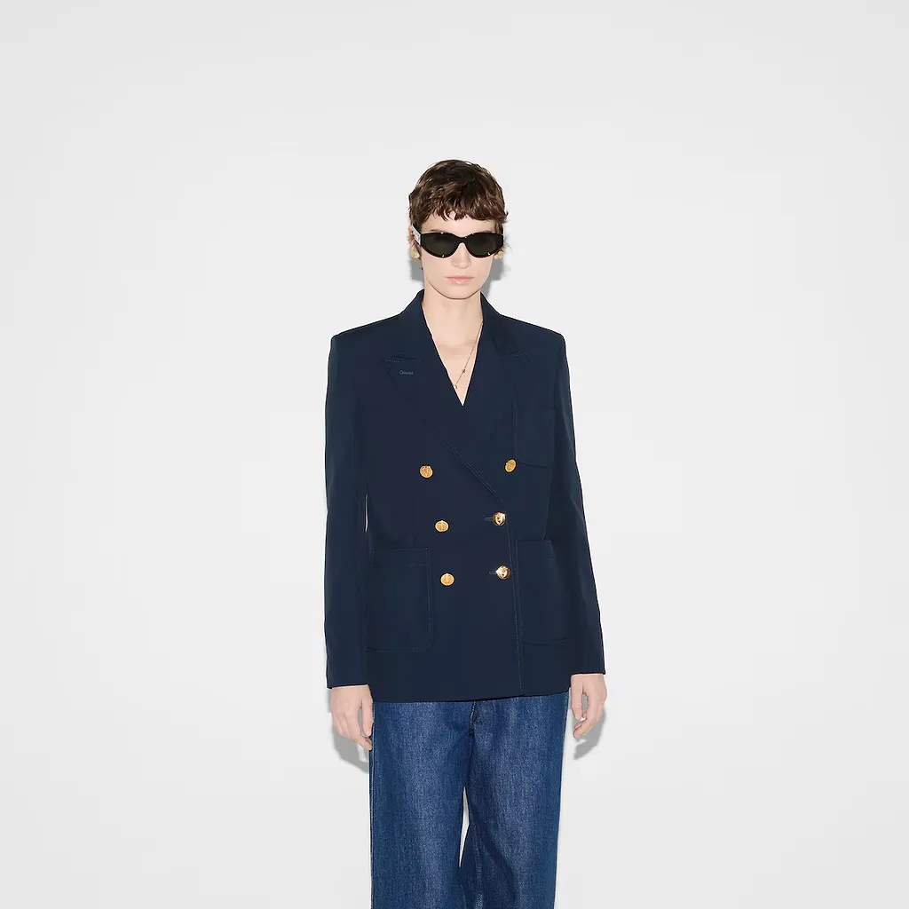 Double-Breasted Cotton Jacket